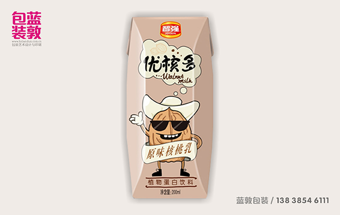 智强核桃乳产品包装策划设计